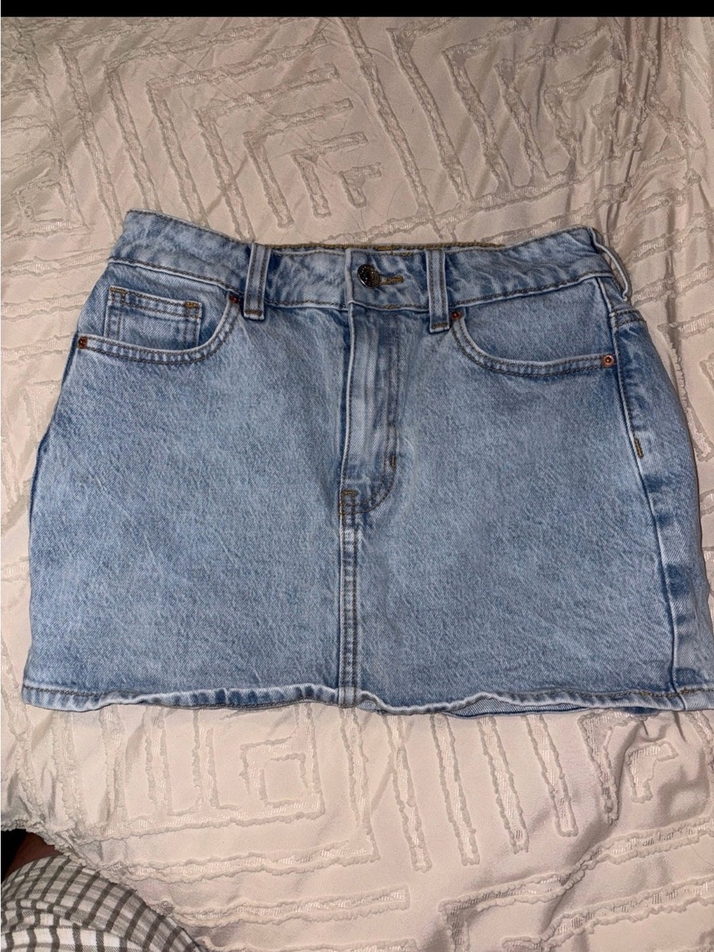 Pacsun Light wash Blue Bella Denim Mini Skirt - Casual Women's Skirt